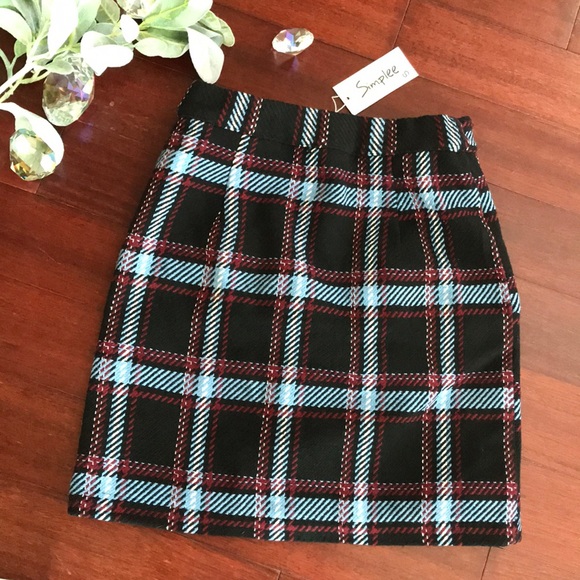 NWT Simplee Zip Skirt - Picture 7 of 8